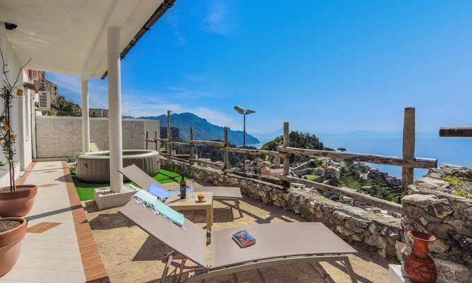 Pogerola Villa | Villa Salice with private hot tub and solarium