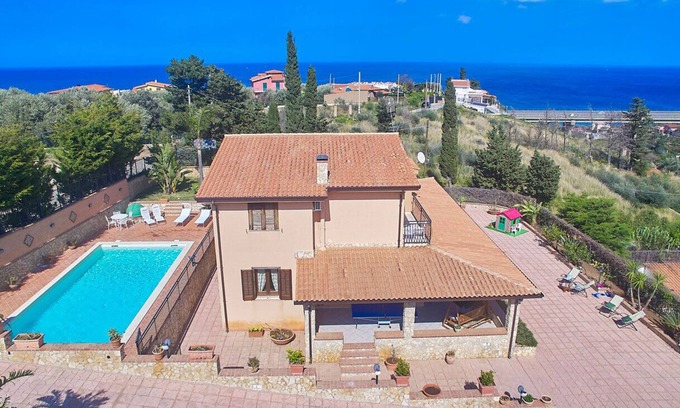 Altavilla Milicia Villa | Villa Sansone Private Pool Special Price WIFI Private Parking Palermo-Cefalù