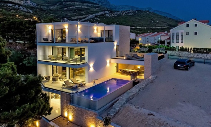 Promajna Villa | Villa Sea Crystal with Pool