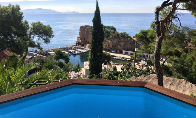 Ensues-la-Redonne House | Villa - Sea view - Calanque de la Madrague de Gignac