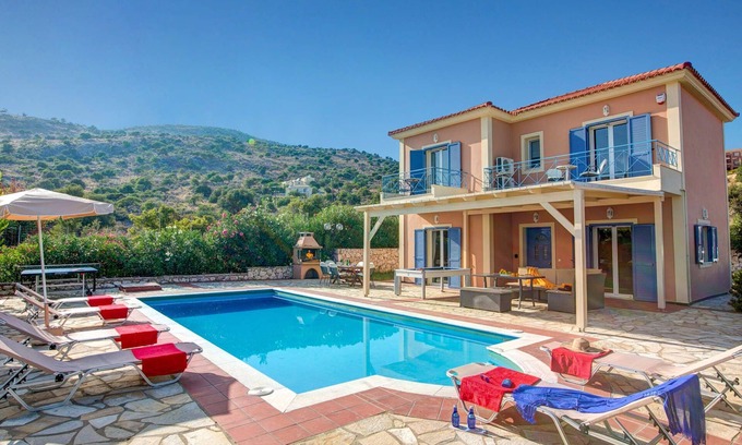 Skala Villa | Villa Skala Beachview by Villa Plus