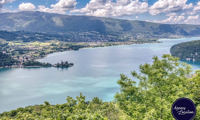 Rovagny Villa | Villa Sommet Bleu - vue Lac d'Annecy et Piscine