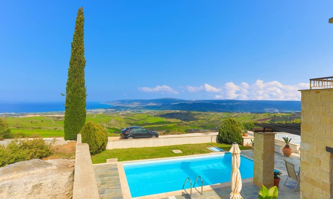 Lara Villa | Villa Styliani: Panoramic Views, Pool, away from it all