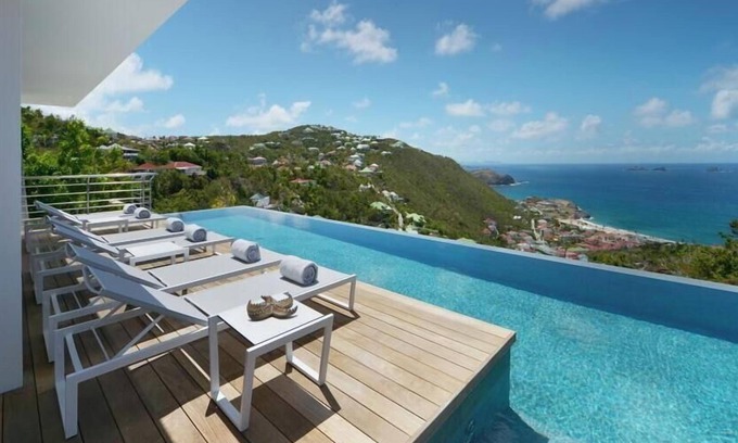 Terre Neuve Villa | Villa The Source | Ocean View - Located in Magnificent Colombier with Private Pool