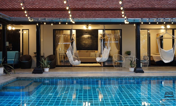 Pong Villa | Villa W/private Pool Close With Lake and Road for Bike and Running