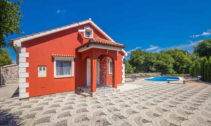Sveti Vid Dobrinjski Villa | Villa with sea view and pool