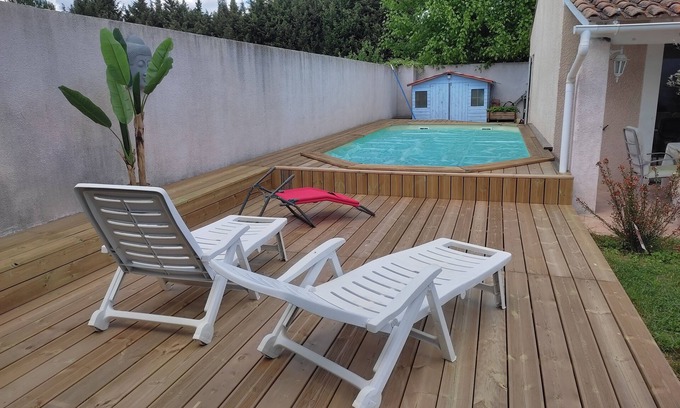 Rochefort-du-Gard House | Villa with pool