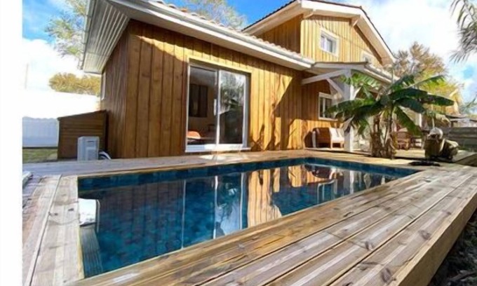 Cazaux House | Villa with pool near the lake