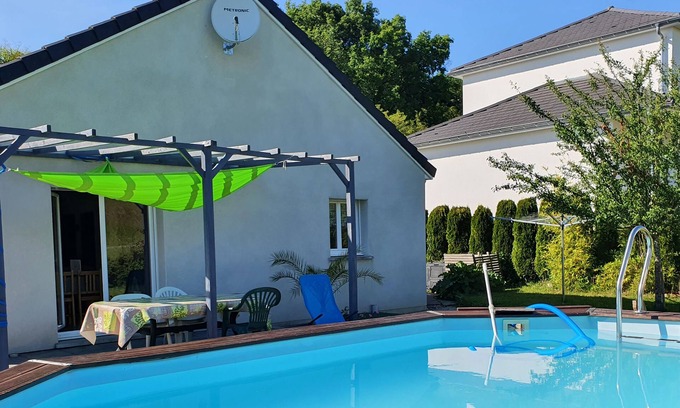 Montfaucon House | Villa with pool 10 people Montfaucon