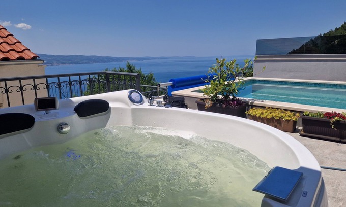 Stanici Villa | Villa with pool and beautiful sea views