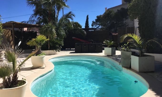 Boulouris-sur-Mer House | Villa with pool near the sea and the center of Boulouris and St Raphael