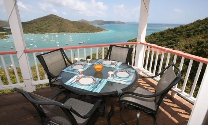 Estate Carolina Villa | Villa with Spectacular Views of Coral Bay - walking distance to harbor & shops
