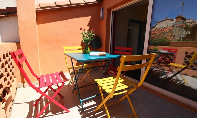 Laroque-des-Alberes House | Village house Laroque des Alberes. Mediterranean and Hiking 4 pers