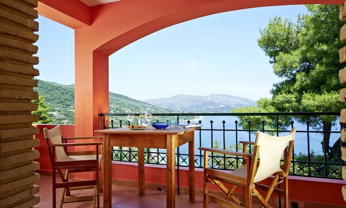 Marathias Apartment | Villas Cavo Marathia - Studio with panoramic sea views and pool in a dream location