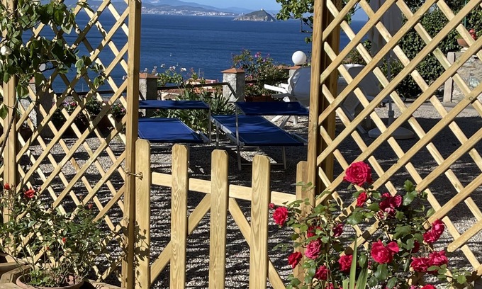 Rio Marina House | Villetta Le Viste Isola D'elba Giardino Vista Mare Aria Condizionata