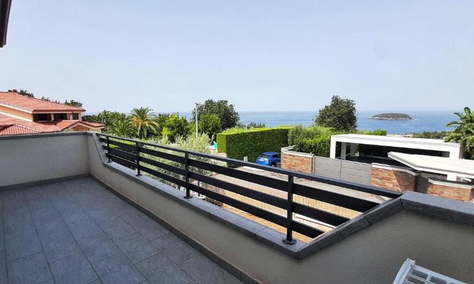 Diamante Villa | Villetta panoramica con giardino