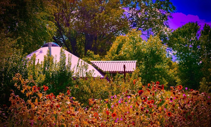 Paonia Apartment | Visit award winning wineries in our valley in tricked out Yurt on the NF River.