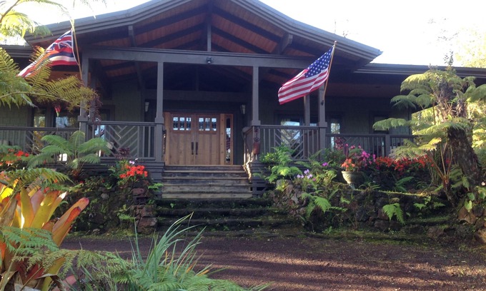 Royal Hawaiian Estates House | Volcano Rainforest Estate & Lodge; 5 miles to National Park; Hot Tub; 3 BR/3 BA