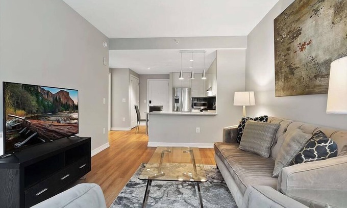 Center City West Apartment | Walk 6 mins to The Shops | Grill, Fireplace & Heating