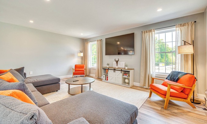 Laconia House | Walk to Beaches & Parks: Home w/Deck in Laconia