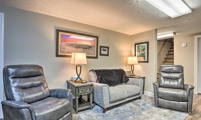 Sturgis Apartment | Walk to Main St Sturgis Apt with Grill!