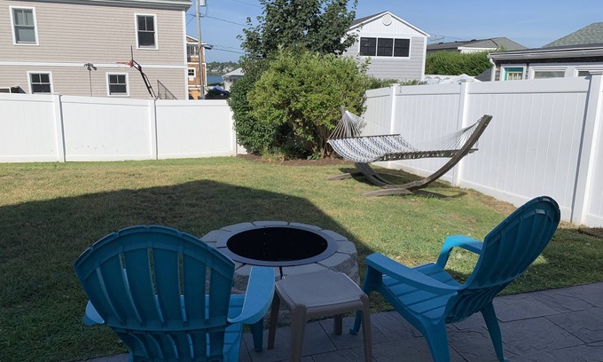 Easton's Point House | Walk to Private Beach! Central Air. Outdoor shower.