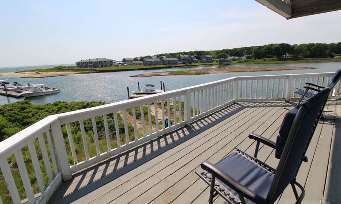 West Yarmouth House | Water View Home With Direct Beach Access (2356)
