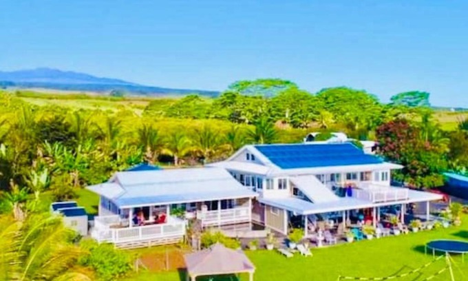 Hakalau House | Waterfall Wellness Haven Sauna, Ice Bath, & More