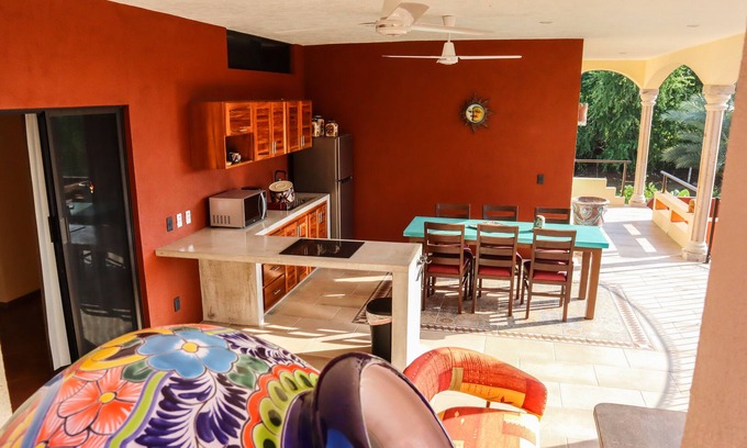 Barra de Navidad Apartment | WATERFRONT COLONIAL PENTHOUSE 112m2 COMPLETE FLOOR &INFINITY POOL