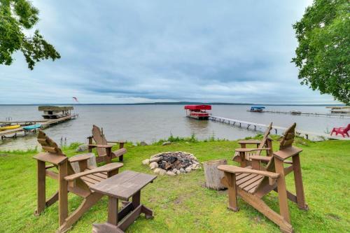 Alanson House | Waterfront Cottage with Dock on Burt Lake!