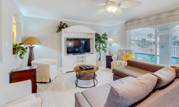Cocoa Isles House | Waterfront gem with pool, boat lift & outdoor living - near beach - dog-friendly