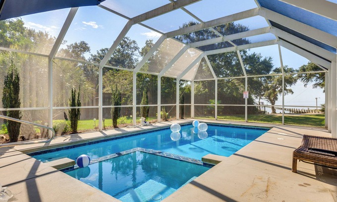 Gautier House | Waterfront Gulf Coast Home w/Outdoor Oasis!