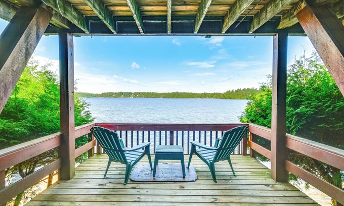 Town of Diana House | Waterfront Harrisville Home w/Outdoor Fireplace!