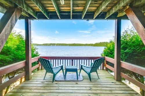 Town of Diana House | Waterfront Harrisville Home with Outdoor Fireplace!