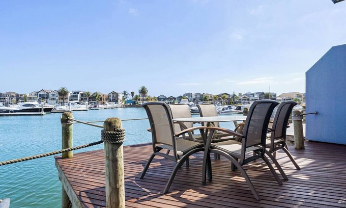 Patterson Lakes Apartment | Waterfront Haven with Deck, Marina Views & Parking