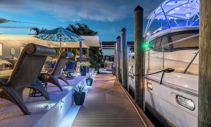 Lochmoor Waterway Estates House | Waterfront, Heated Pool, Hot Tub-Villa Treasure Cove-Roelens Vacations