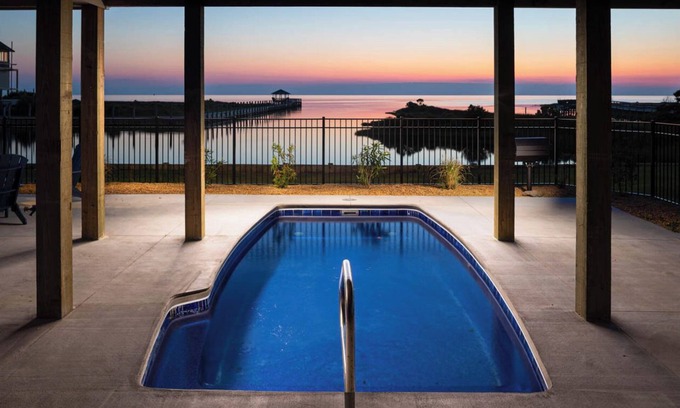 Salvo House | Waterfront Home with Panoramic Views in Black Dog Harbor, Salvo, NC