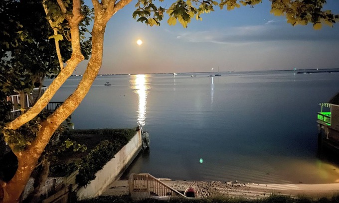 Commercial Street House | Waterfront Luxury with Private Beach on Provincetown Harbor (2398)
