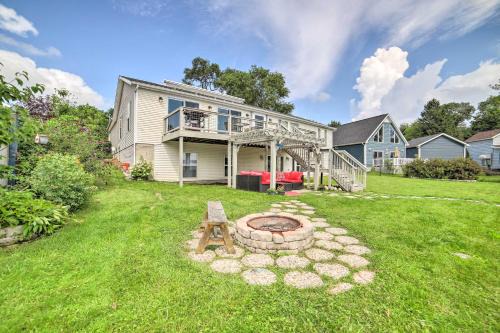 Michigan Center House | Waterfront Michigan Center Home with Boat Dock!