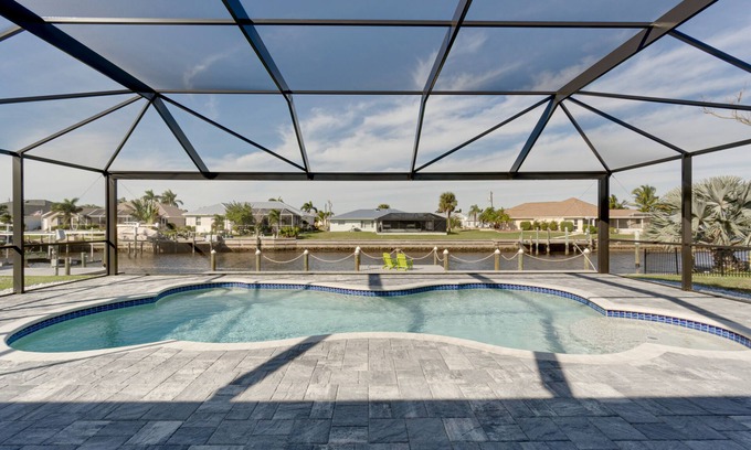 Gulf Cove House | Waterfront Port Charlotte Gem w/Gas Grill + Lanai