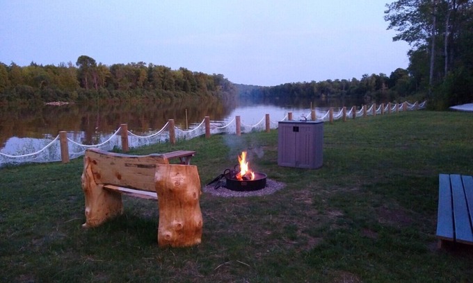 Ontonagon House | Waterfront Private Campground-Two extra RV hookups available - 50.00 per night