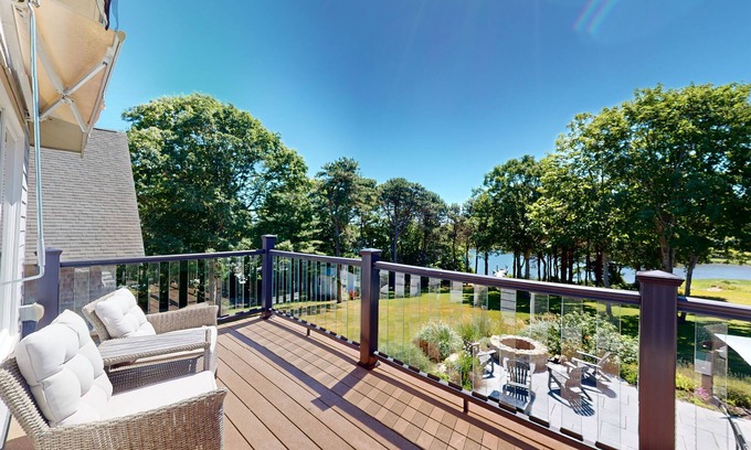 West Dennis House | Waterfront property with private dock and access to Nantucket Sound