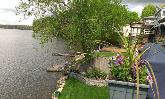 East Brookfield Apartment | Waterfront Retreat: 2BR with Huge Deck on Lake Lashaway Views in E. Brookfield!