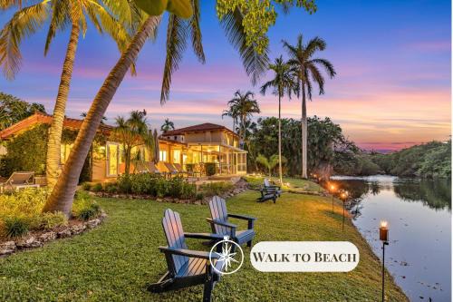 Birch Park Finger Streets House | Waterfront Steps to Beach Heated Pool Casablanca Key Residence