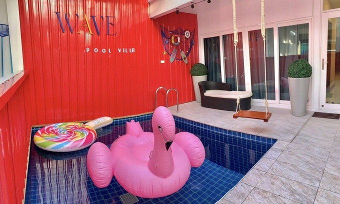 Wat Pa Villa | Wave Pool Villa Pattaya วิลล่า 2 ห้องนอน 3 ห้องน้ำ 5 นาทีถึงทะเล