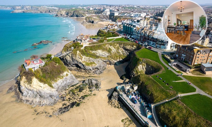 Newquay City Centre Apartment | Wave Watch - Four Bedroom Apartment, Sleeps 8