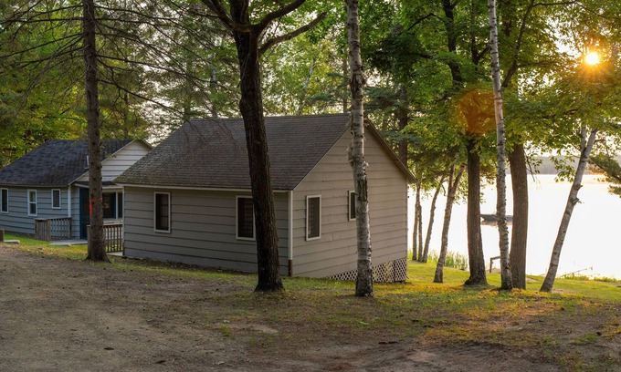 Hackensack Cabin | Webb Lake, Hackensack, Northern MN - 2 Bedroom, Sleeps 4 - Cabin #2 Blue Water