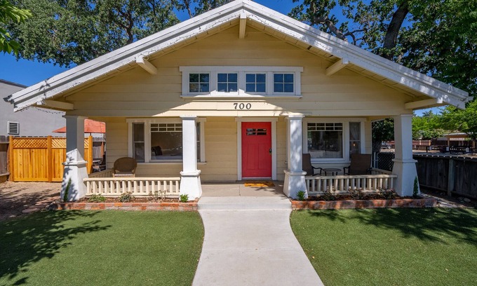 Templeton House | Welcome Home to Main Street Templeton with Porch Views