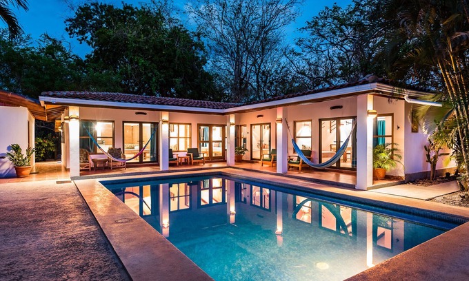 Palm Beach Estates House | Welcome to Casa Verde , Secluded on Playa Grande - Only 50 meters from beach