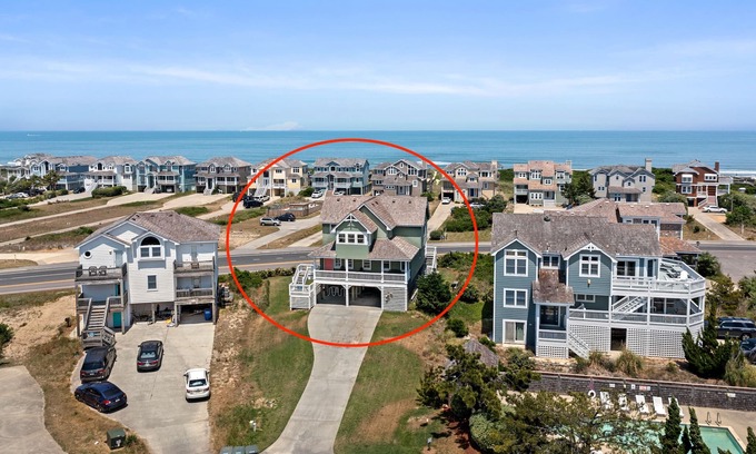 Nags Head House | Welcome to MAJESTY! Ocean Views-Hot Tub-Pool Access